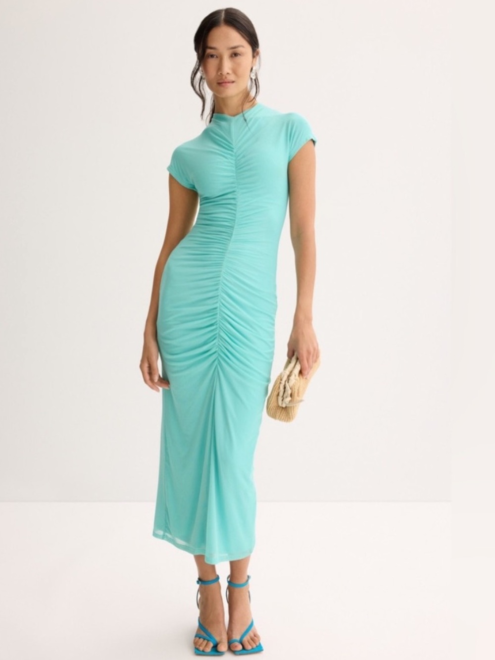 Suboo Christy Mesh Cap Sleeve Dress, Size: S